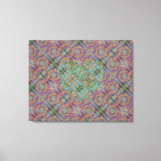 Lucene Folkstone Heart Canvas Afdruk (Voorkant)