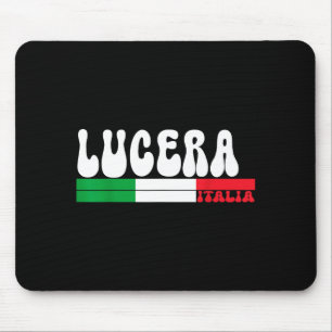 Lucera City Italia Vintage Italië Vlag Voor Reizen Muismat