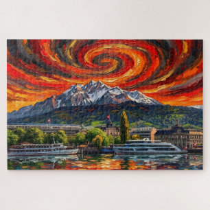 Lucerne Alpine: Gallery Edition Solar Vortex Legpuzzel