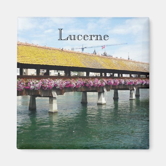 lucerne bridge magneet (Voorkant)