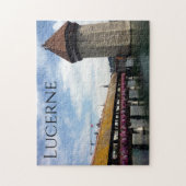 lucerne chapelbrug legpuzzel (Verticaal)