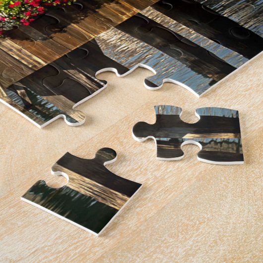 Lucerne Covered Bridge Jigzaag Puzzle Legpuzzel (Zijkant)