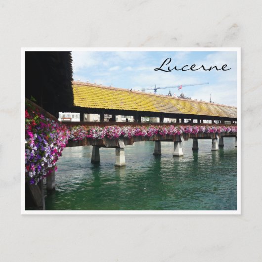 lucerne floral bridge briefkaart (Voorkant)