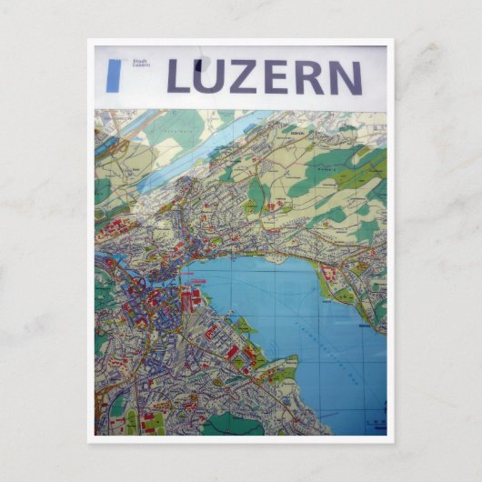 lucerne-kaart briefkaart (Voorkant)