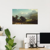 Lucerne-meer - Albert Bierstadt Fine Art Poster (Thuiskantoor)