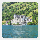 Lucerne-meer, Zwitserland Vierkante Sticker (Voorkant)