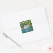 Lucerne-meer, Zwitserland Vierkante Sticker (Envelop)