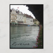 lucerne uitzicht bridge briefkaart (Voorkant)