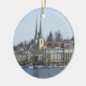Lucerne Zwitserland Keramisch Ornament (Links)