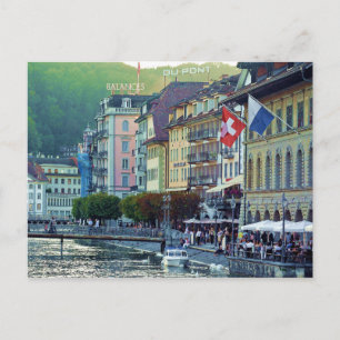 Lucerne Zwitserland Post Card Briefkaart