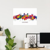 Lucerne Zwitserland Skyline Poster (Thuiskantoor)