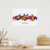 Lucerne Zwitserland Skyline Poster (Keuken)