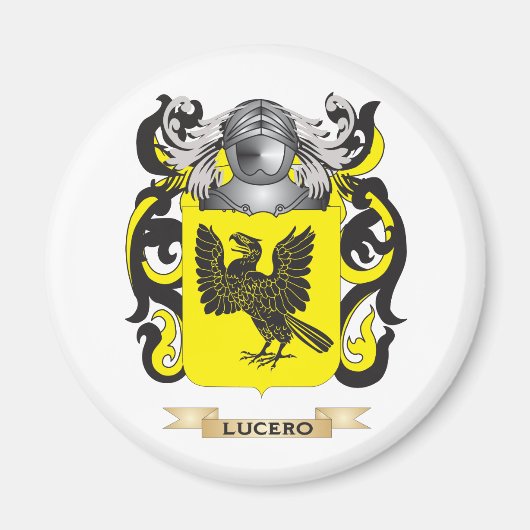 Lucero Wapenschild (Familie Crest) Magneet (Voorkant)