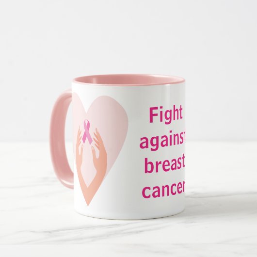 Lucha contra el cáncer de mama mok (Voorkant links)