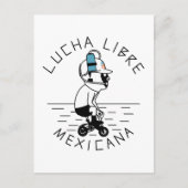 LUCHA LIBRE#26a Briefkaart (Voorkant)