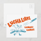 LUCHA LIBRE#28 BRIEFKAART (Voorkant / Achterkant)