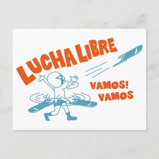LUCHA LIBRE#28 BRIEFKAART (Voorkant)