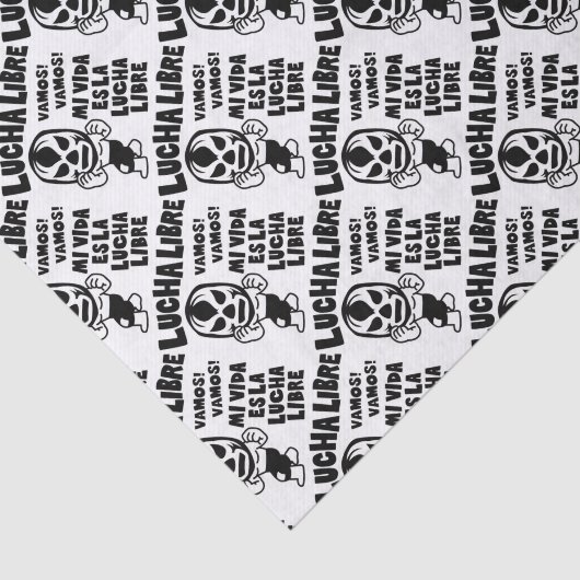 LUCHA LIBRE#51mono Tissuepapier (Detail)