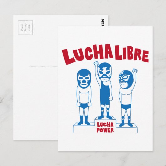 LUCHA LIBRE#67 BRIEFKAART (Voorkant / Achterkant)