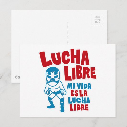 LUCHA LIBRE#89 BRIEFKAART (Voorkant / Achterkant)