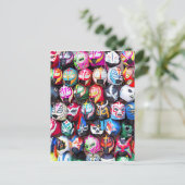 Lucha Libre Briefkaart (Staand voorkant)