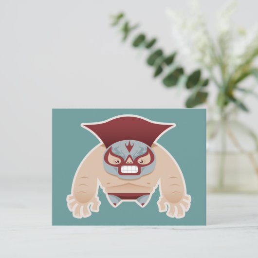 Lucha Libre briefkaart (Staand voorkant)