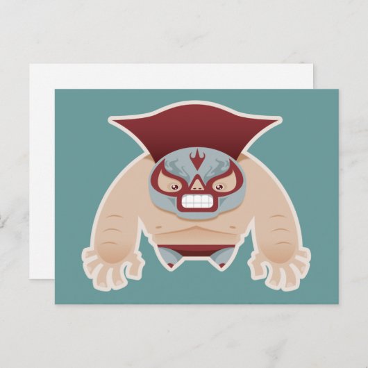 Lucha Libre briefkaart (Voorkant / Achterkant)