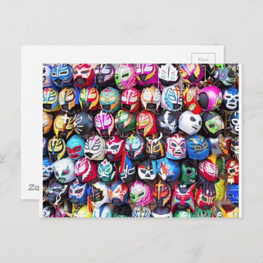 Lucha Libre Briefkaart (Voorkant / Achterkant)