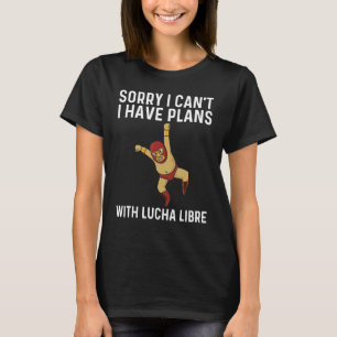 Lucha Libre Design Mannen Vrouwen Mexican Wrestlin T-shirt
