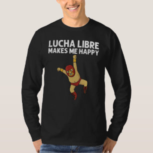 Lucha Libre Designs Heren Dames Mexicaans Worstele T-shirt