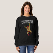 Lucha Libre Designs Heren Dames Mexicaans Worstele Trui (Voorkant volledig)
