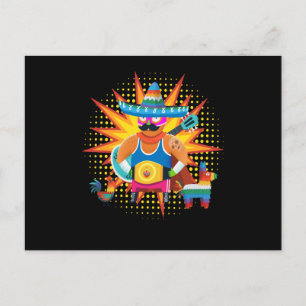 Lucha Libre Fighter Mexico Wrestling Briefkaart