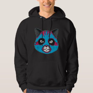 Lucha Libre-kat draagt Luchador-worstelmasker Hoodie