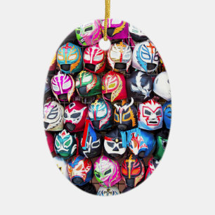 Lucha Libre Keramisch Ornament