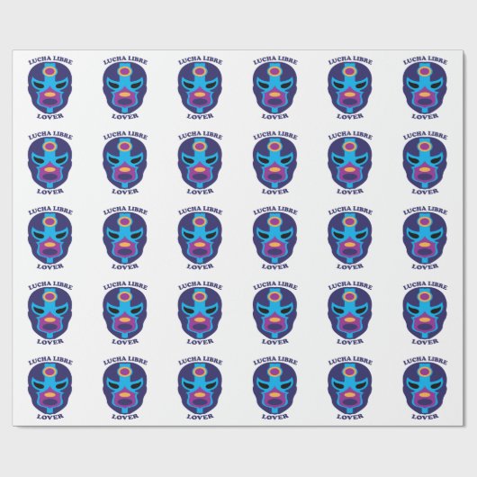 Lucha Libre Lover Cadeaupapier (Vlak)