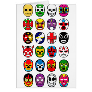 Lucha Libre Luchador Mexican Wrestling Maskers