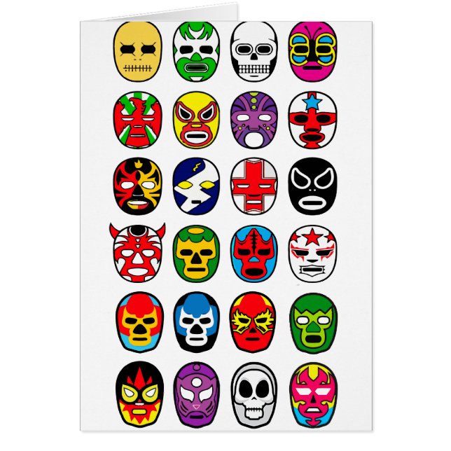 Lucha Libre Luchador Mexican Wrestling Maskers (Voorkant)