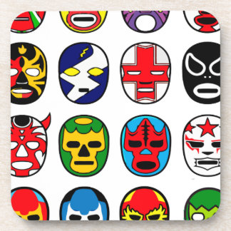Lucha Libre Luchador Mexican Wrestling Maskers Bier Onderzetter