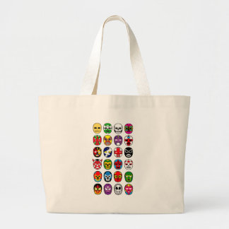 Lucha Libre Luchador Mexican Wrestling Maskers Grote Tote Bag