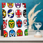 Lucha Libre Luchador Mexican Wrestling Mmaskers Fotoplaat (Zijkant)