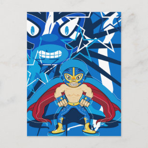 Lucha Libre Luchador Wrestler Briefkaart
