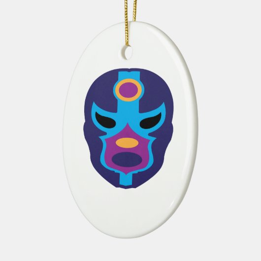 Lucha Libre Mask Keramisch Ornament (Links)