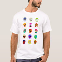 Lucha Libre Mask Mexican Wrestling T-shirt