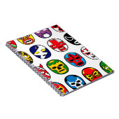 Lucha Libre Mask worstler Mexican Wrestling Notitieboek (Rechterzijde)