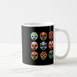 Lucha Libre maskeert Shirt Boy Mannen Mexicaans wo Koffiemok