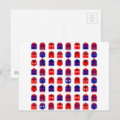 lucha libre maskers briefkaart (Voorkant / Achterkant)