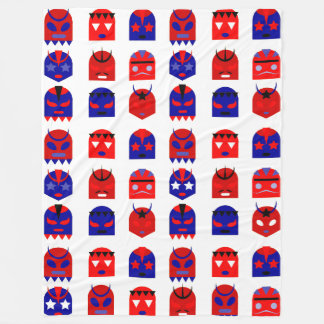 lucha libre maskers deken