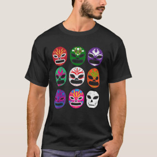 Lucha Libre maskers Mexicaans rustelmasker T-shirt