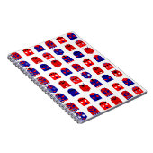 lucha libre maskers notitieboek (Rechterzijde)