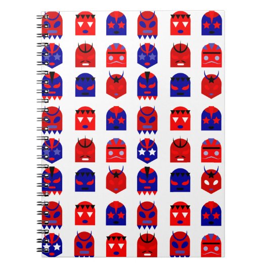 lucha libre maskers notitieboek (Voorkant)